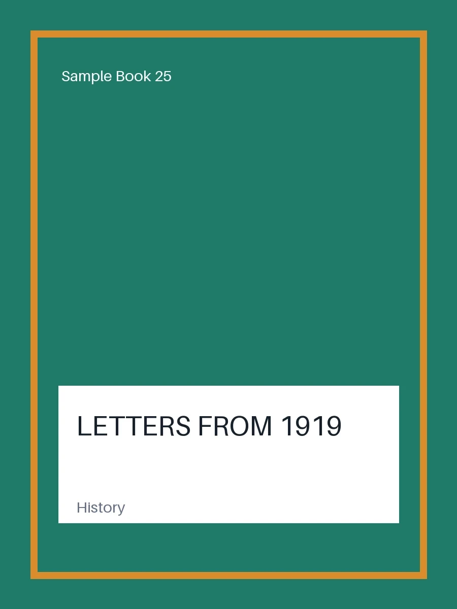Letters from 1919